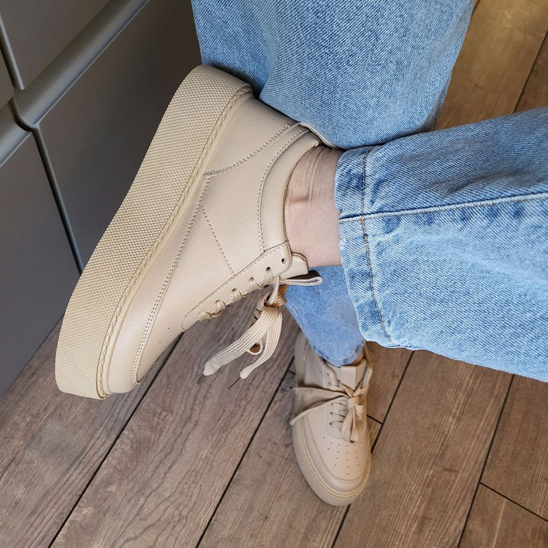 Кросівки Rawstep Leather Platform Beige