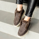 Лофери Tassel Brown З ХУТРОМ