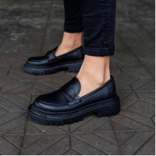 Лофери City Leather Black