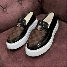 Мокасини Lui Classic Patent Leather Black White